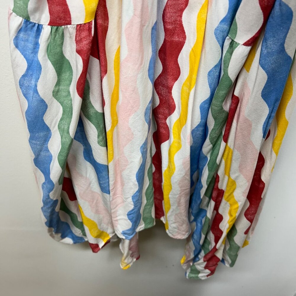 Eloquii Striped Maxi With Low Back Multi-Color St… - image 7